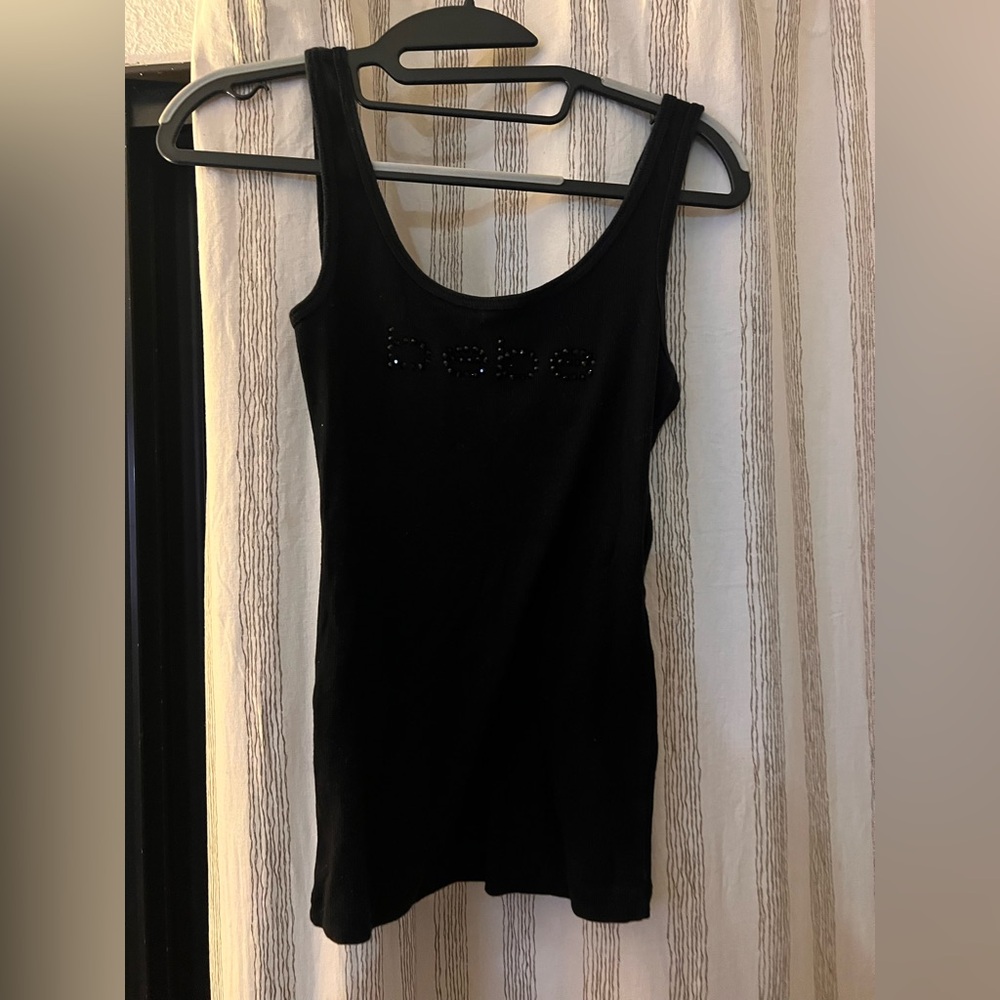 Bebe Classic Black Knit Top